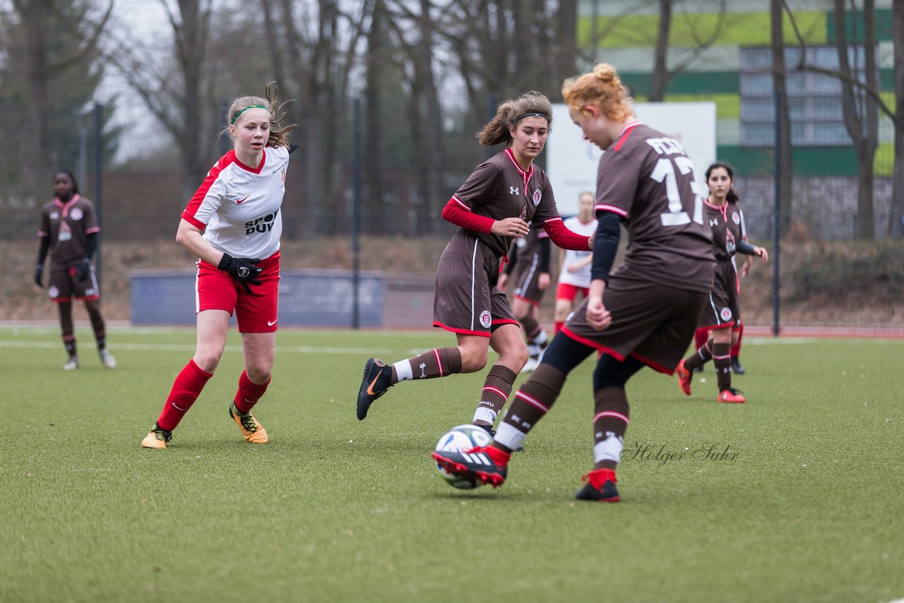 Bild 229 - B-Juniorinnen Walddoerfer - St.Pauli : Ergebnis: 4:1